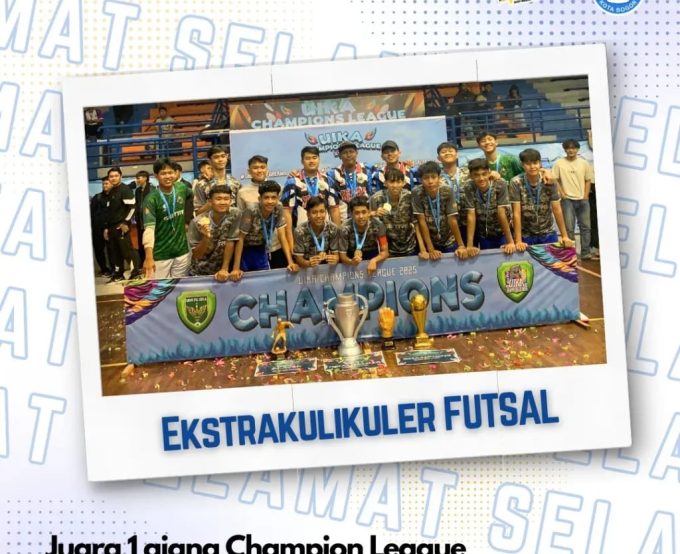 Prestasi Hebat! Ekstrakulikuler Futsal Raih Juara 1 Ajang Championship League di UIKA