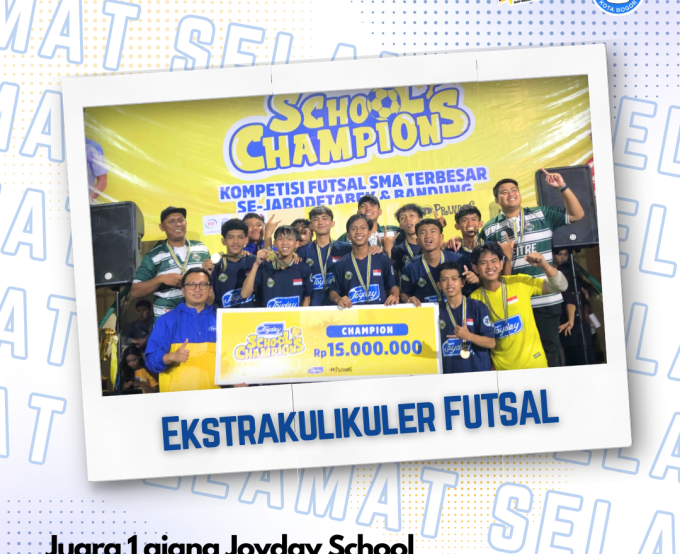 Tim Futsal SMK Pembangunan raih kemenangan di Turnamen Futsal 2025