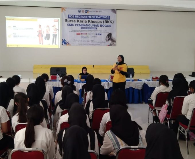 Hari Pertama Job Recruitment Day 2026: BKK SMK Pembangunan Bogor Bersama PT BRIK