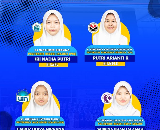 Empat Siswi SMK Pembangunan Bogor Lolos SNBT 2026 di Perguruan Tinggi Negeri Favorit