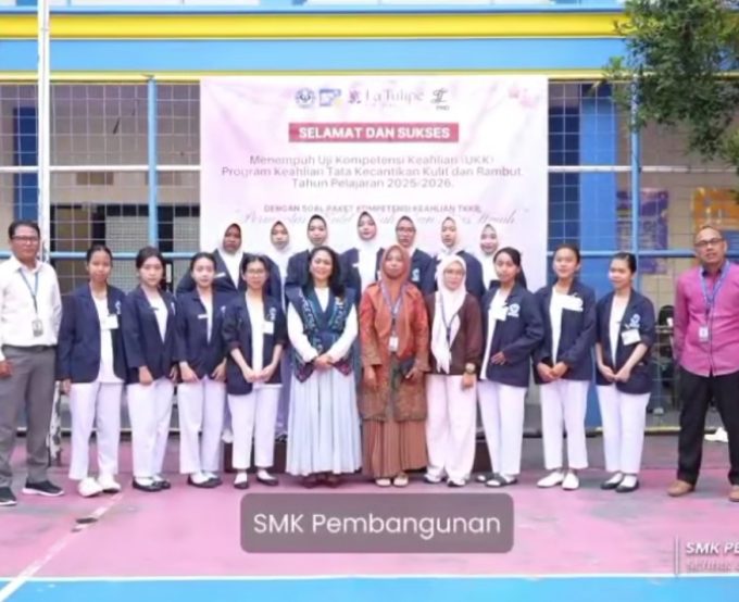 Tata Kecantikan Kulit dan Rambut SMK Pembangunan Bogor Laksanakan Uji Kompetensi Keahlian Tahun 2026