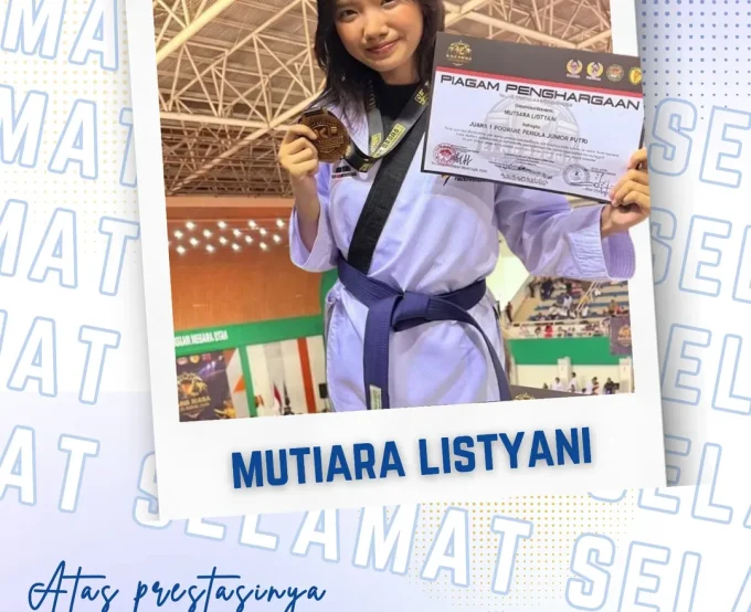 Prestasi Membanggakan! Mutiara Listyani Raih Emas di Elka Arena Taekwondo Championship 2026