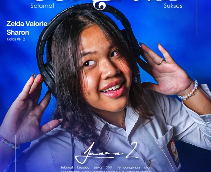 Siswi SMK Pembangunan Bogor Raih Juara 2 FLS3N Kategori Singing