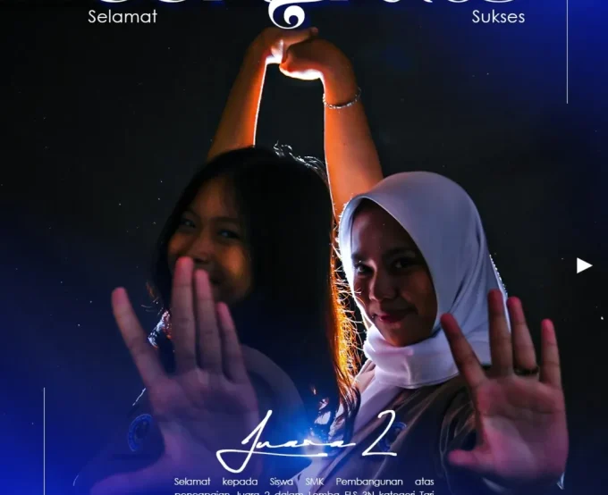 Dua Siswi SMK Pembangunan Bogor Raih Juara 2 FLS3N Kategori Tari Tradisional