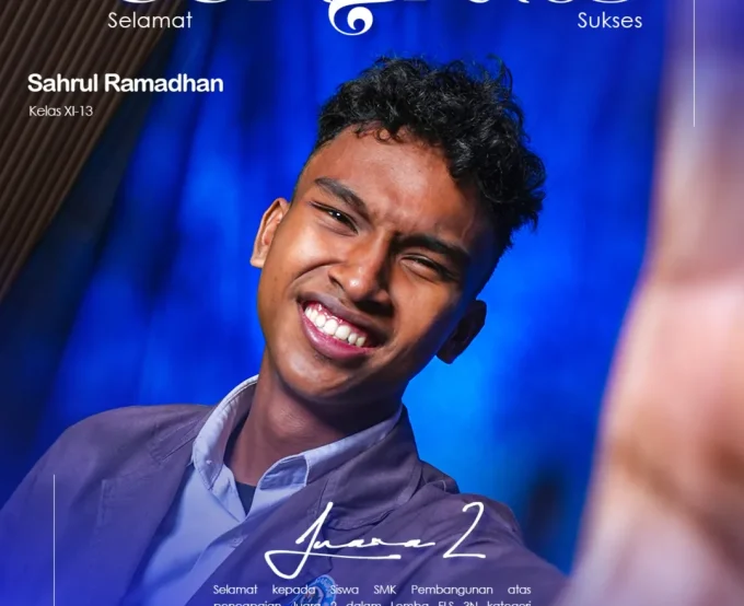 Siswa SMK Pembangunan Bogor Raih Juara 2 FLS3N Kategori Photography
