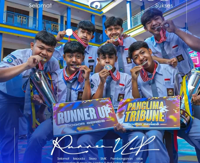 Tim Futsal SMK Pembangunan Bogor Raih Runner-Up dan Best Supporter di Ajang Exora League